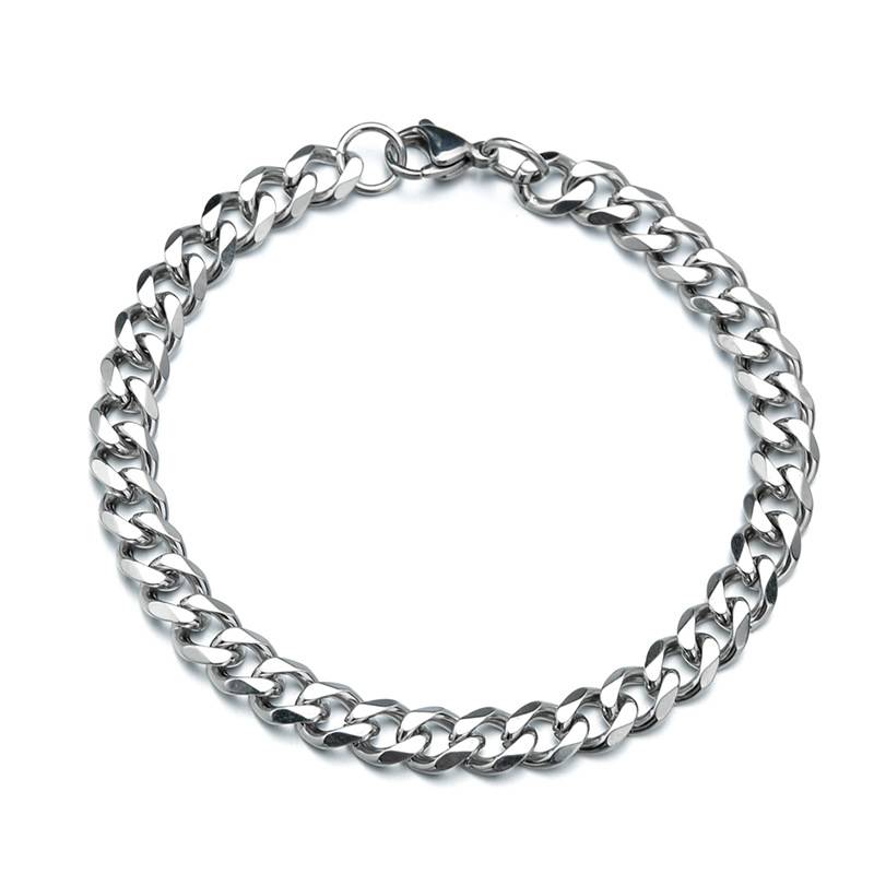 Shiny silver and gold bracelet for men, the epitome of elegance and style in the Netherlands, cuban bracelets