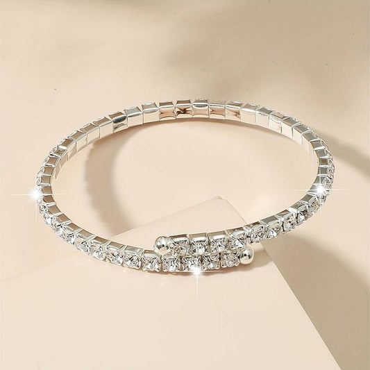 Sparkling Elegance Rhinestone Bangle