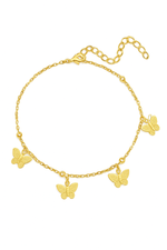 Boho Butterfly Anklet