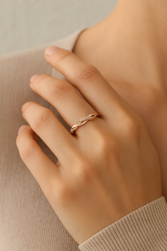 Twisted Elegance Ring