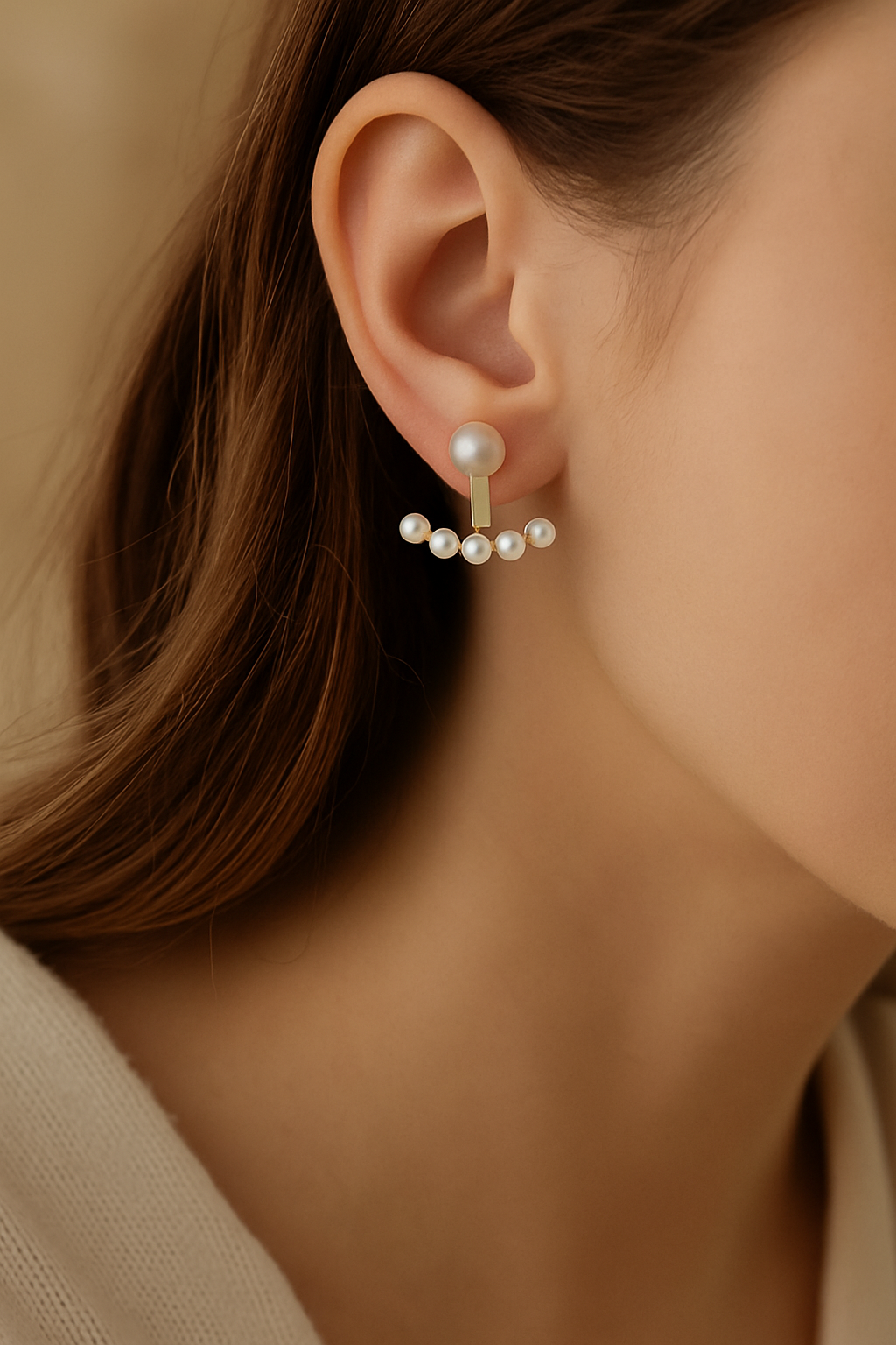 Luxury Pearl Duo Earrings