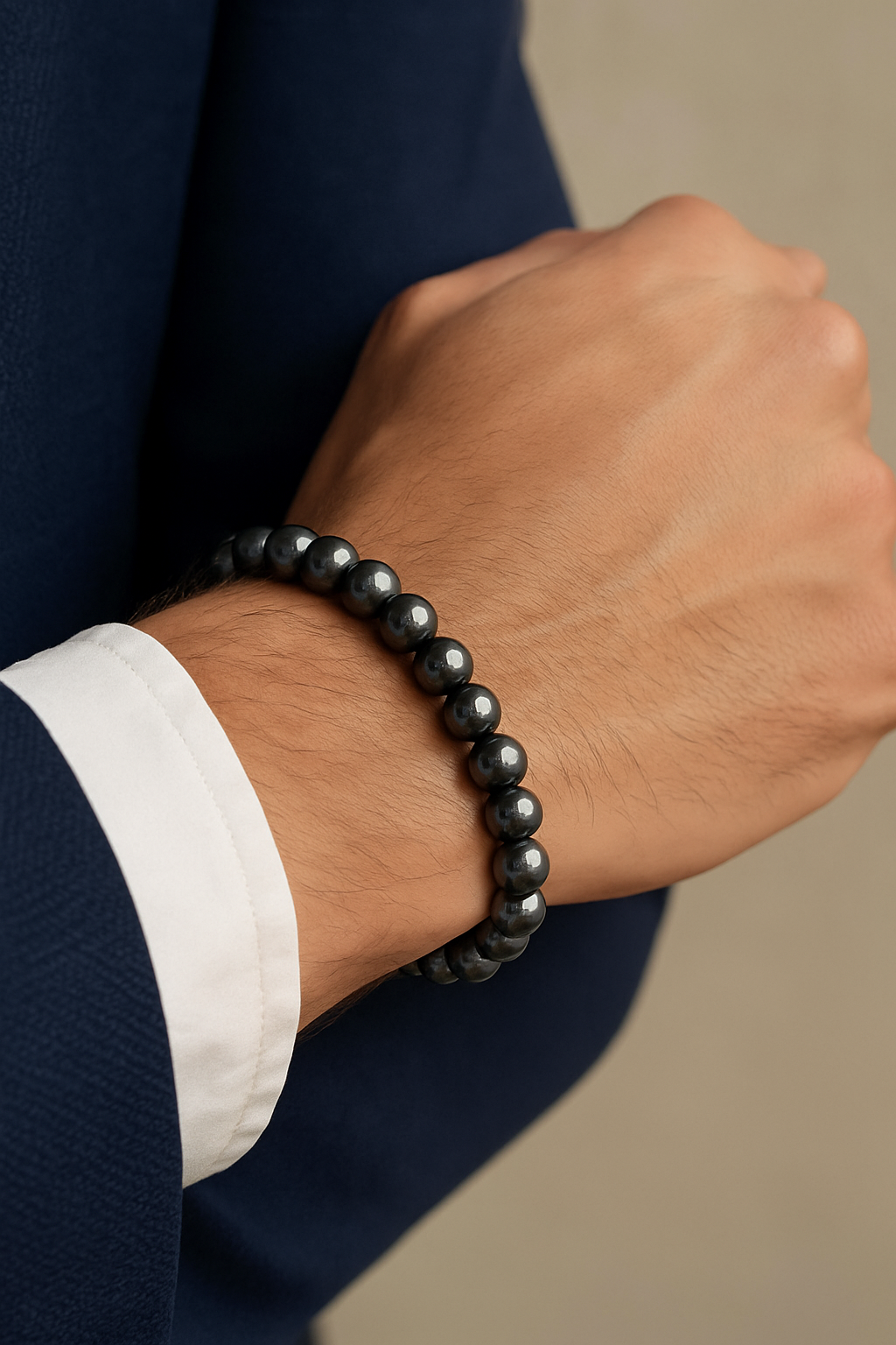 Hematite Harmony Stretch Bracelet