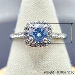 Square Sparkle Promise Ring