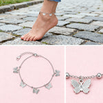 Boho Butterfly Anklet