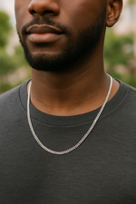 Minimalist Steel Solo Necklace