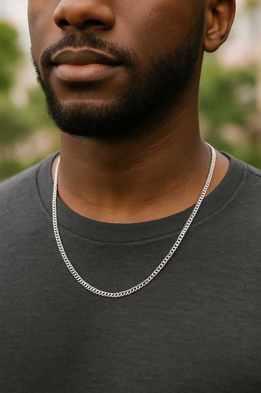 Minimalist Steel Solo Necklace