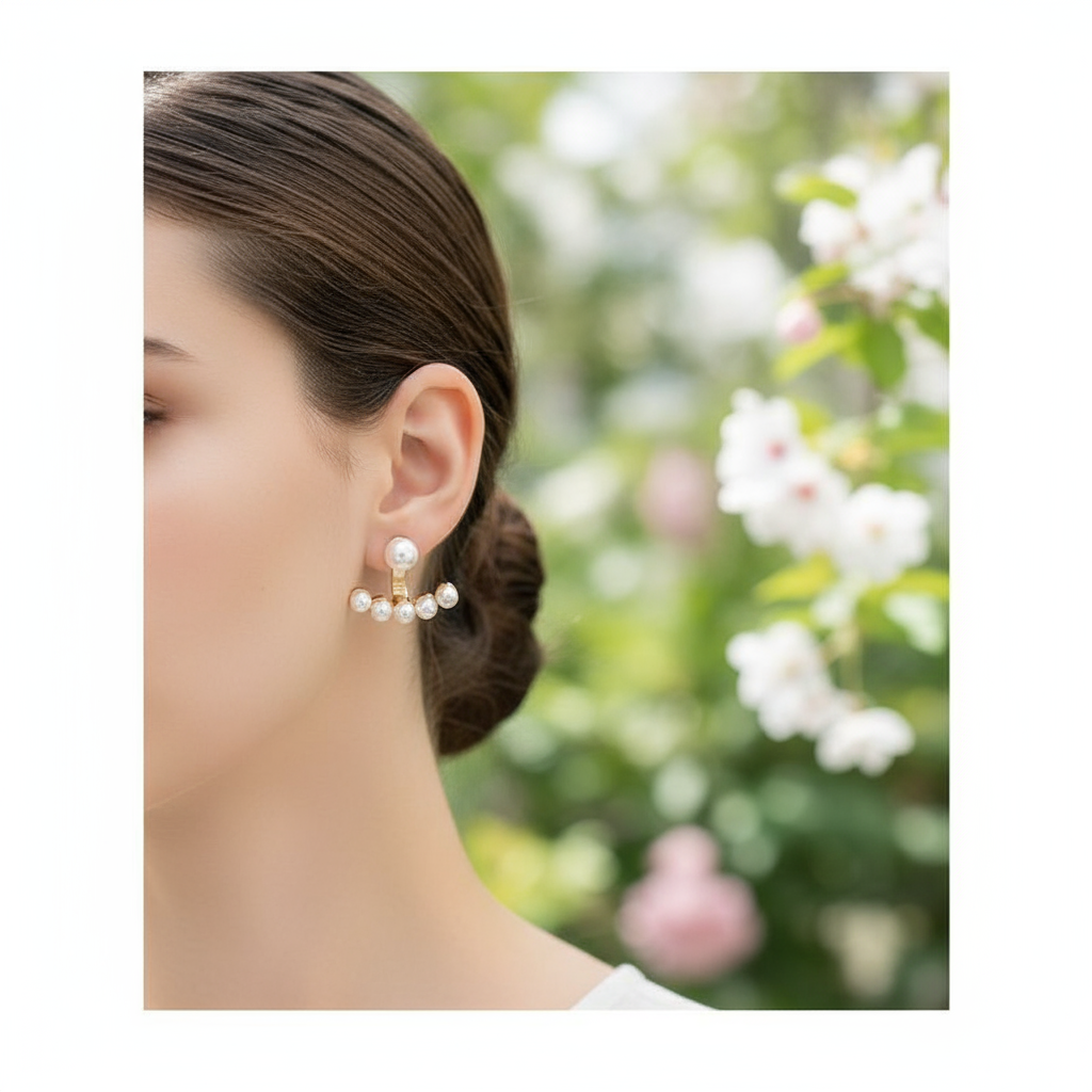 Luxury Pearl Duo Earrings