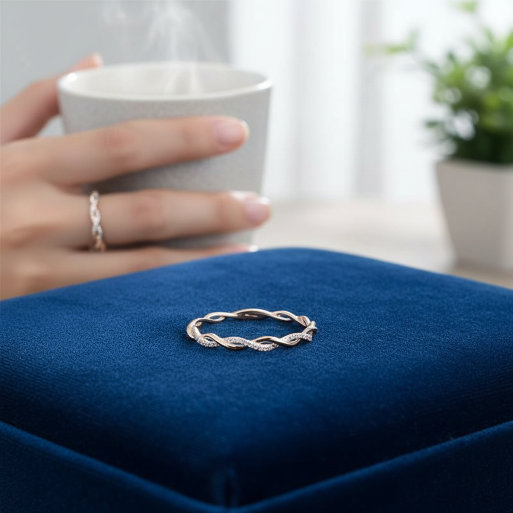 Twisted Elegance Ring