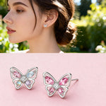 Butterfly Rhinestone Earrings