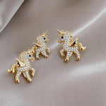 Unicorn Sparkle Stud Earrings