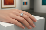 Square Sparkle Promise Ring