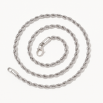 Twist of Style Necklace Silver